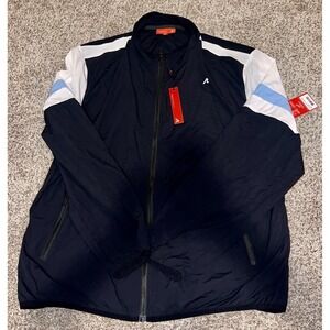 Redvanly‎ Mens Performance Elston Windbreaker Golf Tennis Jacket Tuxedo XL NWT